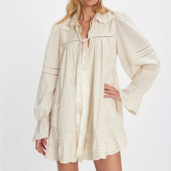 NWOT 5 O'clock Tea Time mini dress by Free People in size Medium - Picture 2 of 15